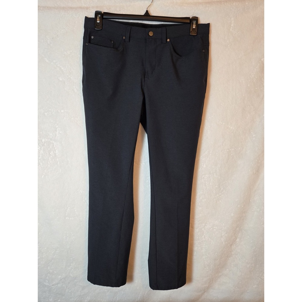 Greg Norman Mens Dress/Golf Pants 32x28 (Tag Says 32x30) Navy Blue 5 Pockets